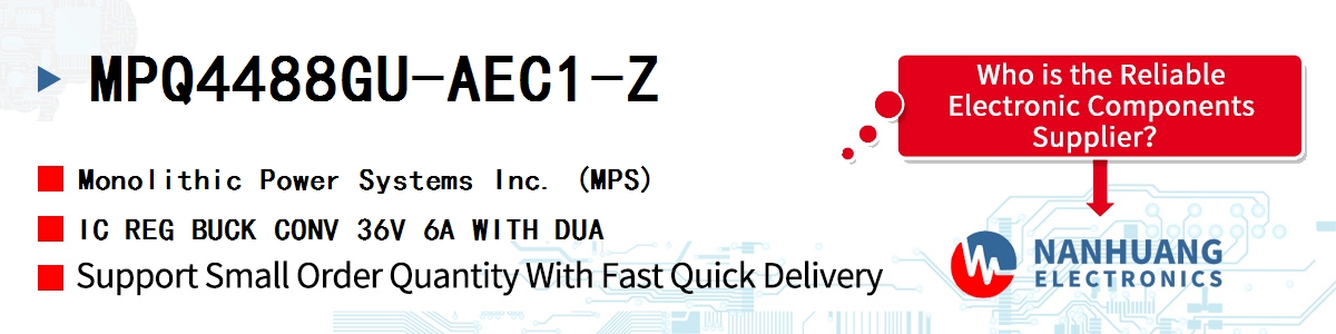 MPQ4488GU-AEC1-Z MPS IC REG BUCK CONV 36V 6A WITH DUA