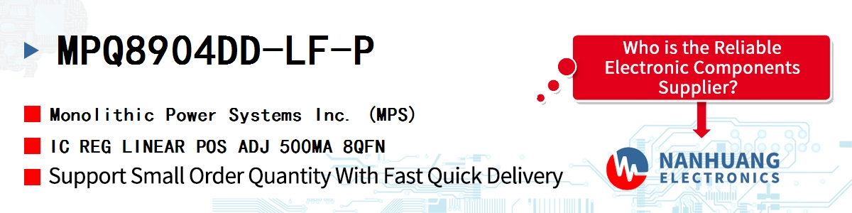 MPQ8904DD-LF-P MPS IC REG LINEAR POS ADJ 500MA 8QFN